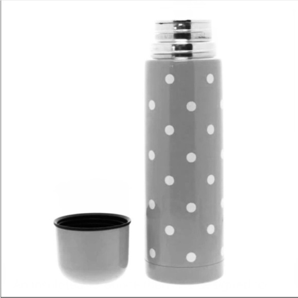 Stainless Steel Insulated Thermos w/ Cup Lid for Hot or Cold Beverages, Yellow - Picture 2 of 6